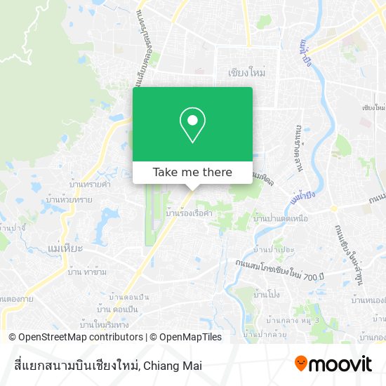 สี่แยกสนามบินเชียงใหม่ map