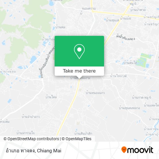 อำเภอ หางดง map