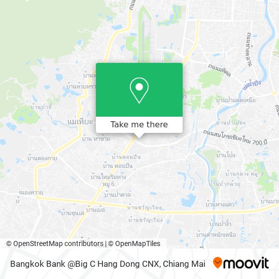 Bangkok Bank @Big C Hang Dong CNX map
