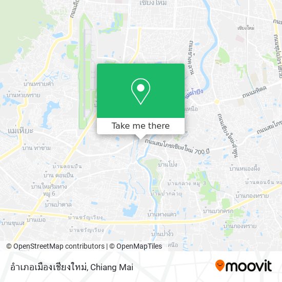 อำเภอเมืองเชียงใหม่ map