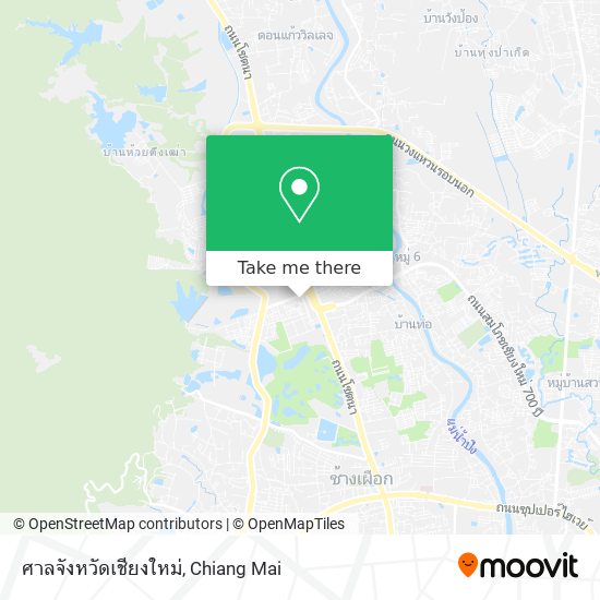 ศาลจังหวัดเชียงใหม่ map