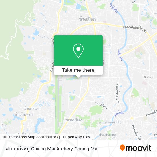 สนามยิงธนู Chiang Mai Archery map