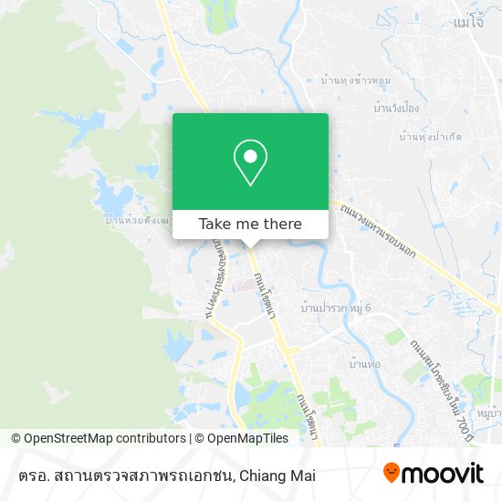 ตรอ. สถานตรวจสภาพรถเอกชน map