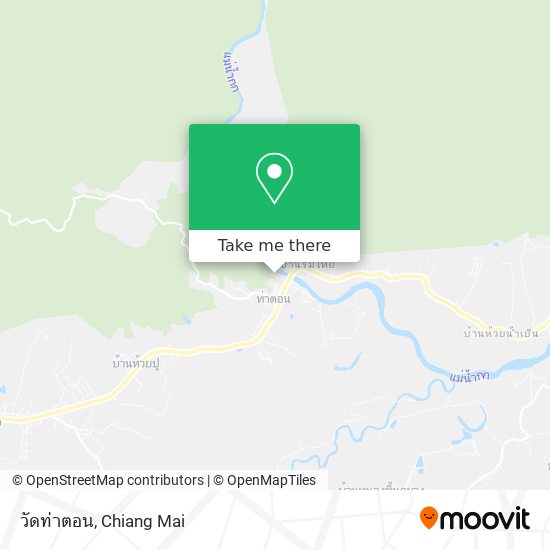 วัดท่าตอน map