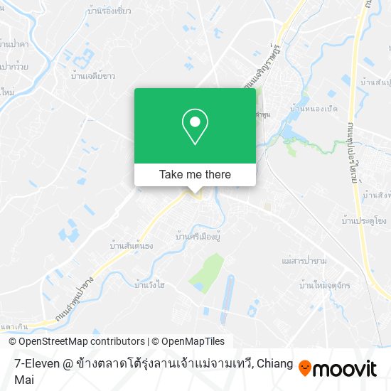 7-Eleven @ ข้างตลาดโต้รุ่งลานเจ้าแม่จามเทวี map
