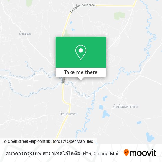 ธนาคารกรุงเทพ สาขาเทสโก้โลตัส. ฝาง map