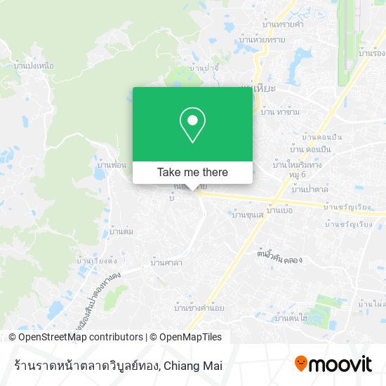 ร้านราดหน้าตลาดวิบูลย์ทอง map