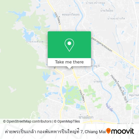 ค่ายพระปิ่นเกล้า กองพันทหารปืนใหญ่ท่ี่ 7 map