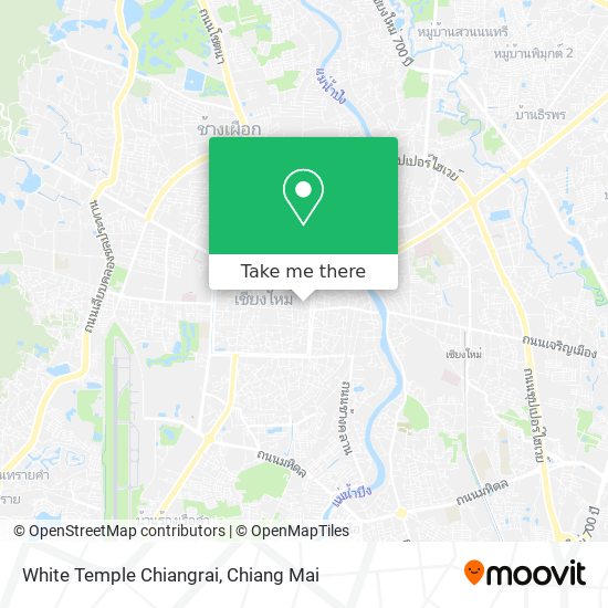 White Temple Chiangrai map