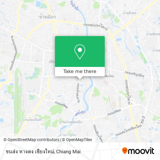 ขนส่ง หางดง เชียงใหม่ map