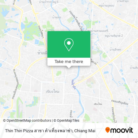 Thin Thin Pizza สาขา คำเที่ยงพลาซ่า map