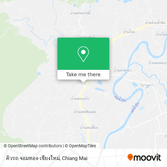 คิวรถ จอมทอง-เชียงใหม่ map