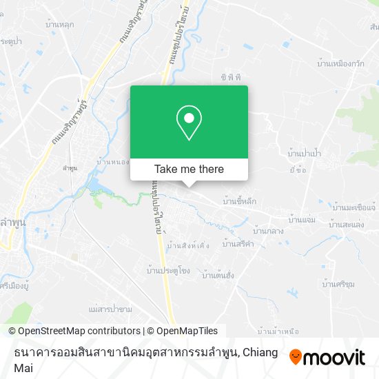 ธนาคารออมสินสาขานิคมอุตสาหกรรมลำพูน map