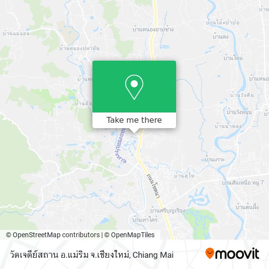 วัดเจดีย์สถาน อ.แม่ริม จ.เชียงใหม่ map