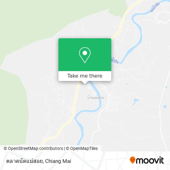 ตลาดนัดแม่สอย map