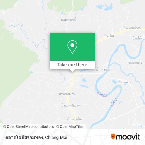 ตลาดโลตัสจอมทอง map