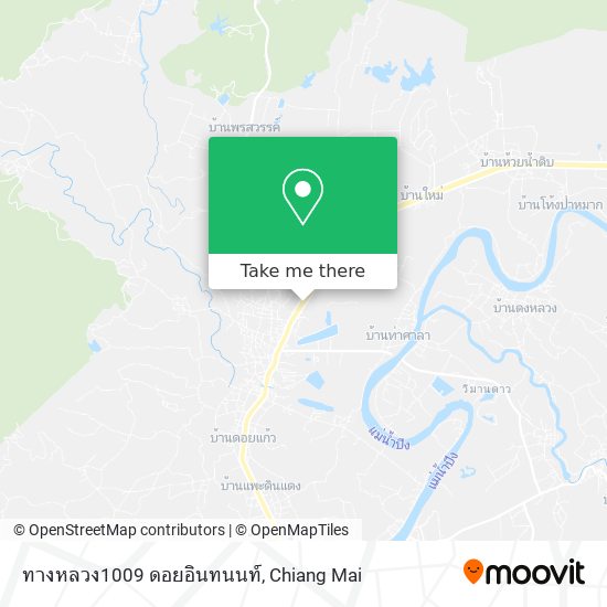 ทางหลวง1009 ดอยอินทนนท์ map