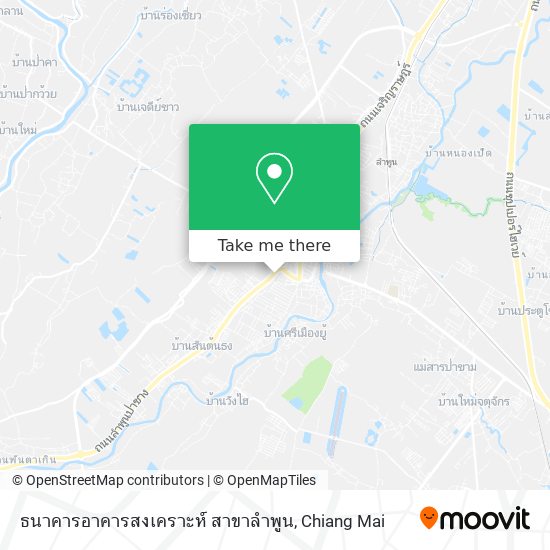 ธนาคารอาคารสงเคราะห์ สาขาลำพูน map