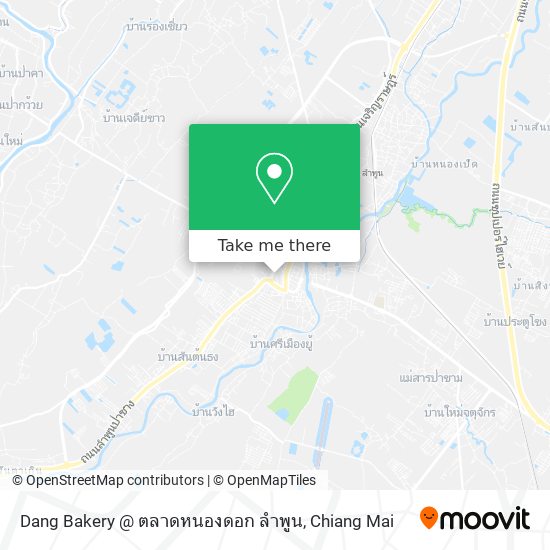 Dang Bakery @ ตลาดหนองดอก ลำพูน map