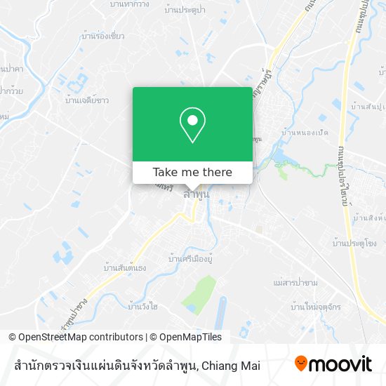 สำนักตรวจเงินแผ่นดินจังหวัดลำพูน map