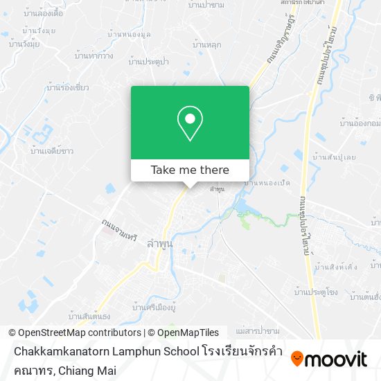 Chakkamkanatorn Lamphun School โรงเรียนจักรคำคณาทร map