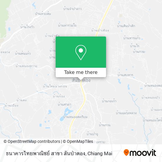 ธนาคารไทยพาณิชย์ สาขา สันป่าตอง map