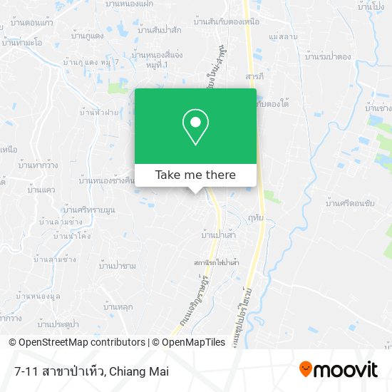 7-11 สาขาป่าเห็ว map