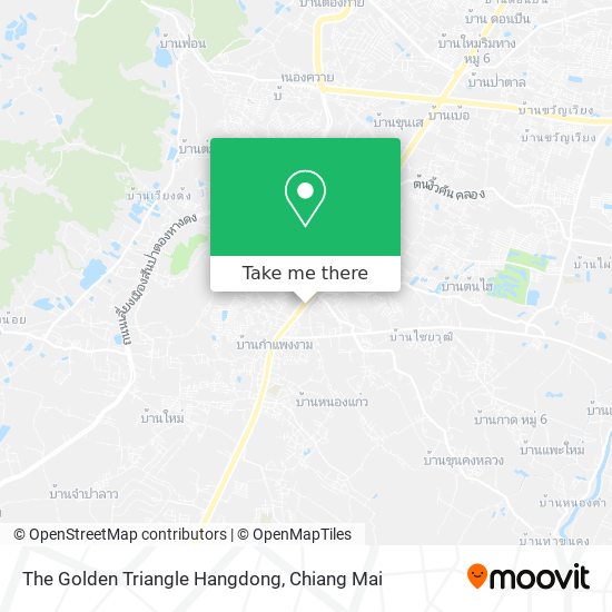 The Golden Triangle Hangdong map