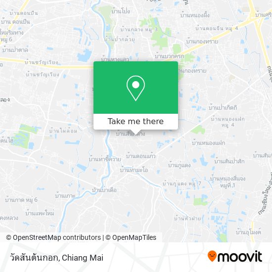 วัดสันต้นกอก map