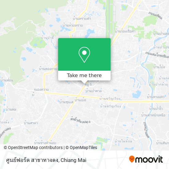 ศูนย์ฟอร์ด สาขาหางดง map