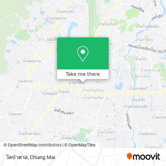 วัดป่าตาล map