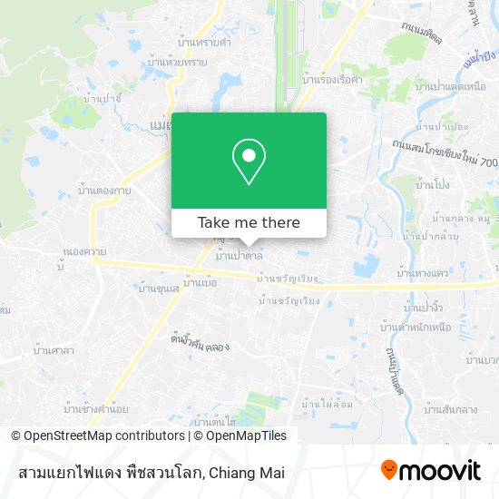สามแยกไฟแดง พืชสวนโลก map