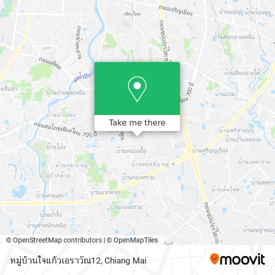 หมู่บ้านใจแก้วเอราวัณ12 map