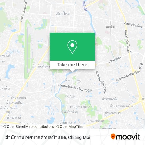 สำนักงานเทศบาลตำบลป่าแดด map