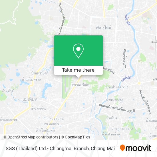 SGS (Thailand) Ltd.- Chiangmai Branch map