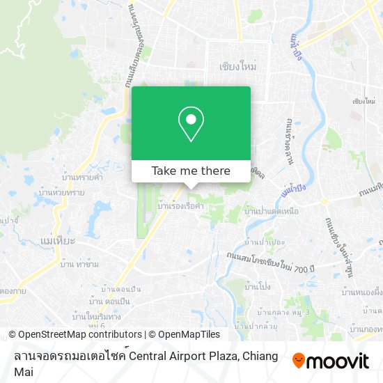 ลานจอดรถมอเตอไซค ์Central Airport Plaza map