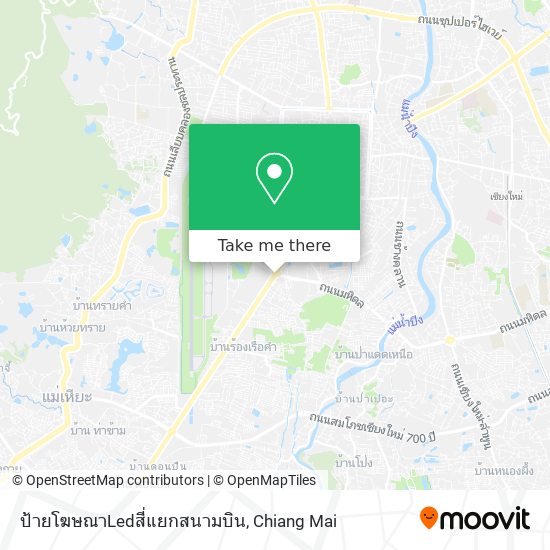 ป้ายโฆษณาLedสี่แยกสนามบิน map