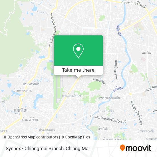 Synnex - Chiangmai Branch map