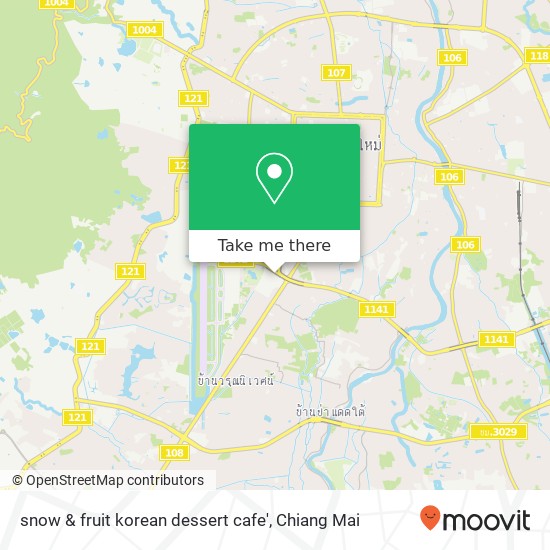 snow & fruit korean dessert cafe' map