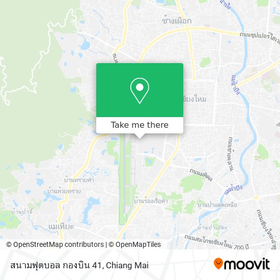 สนามฟุตบอล กองบิน 41 map