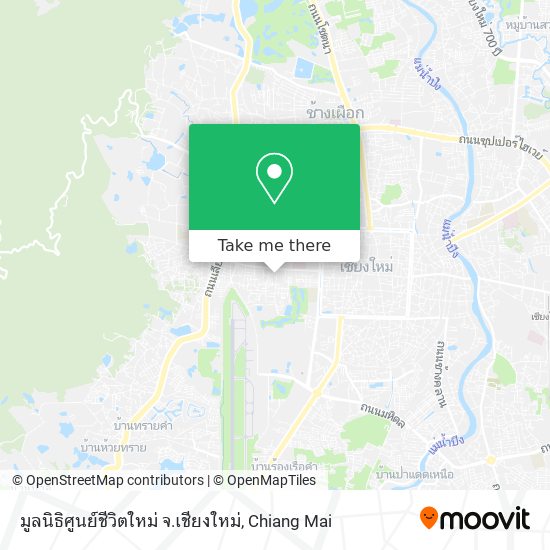 มูลนิธิศูนย์ชีวิตใหม่ จ.เชียงใหม่ map