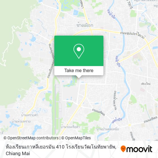 ห้องเรียนเกาหลีเยอรมัน 410 โรงเรียนวัฒโนทัยพายัพ map