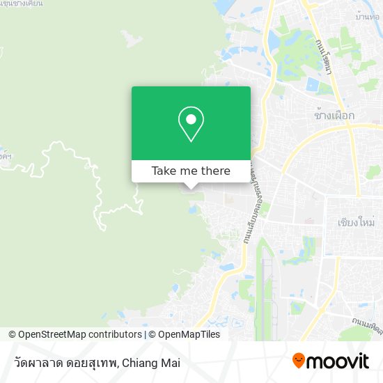 วัดผาลาด ดอยสุเทพ map
