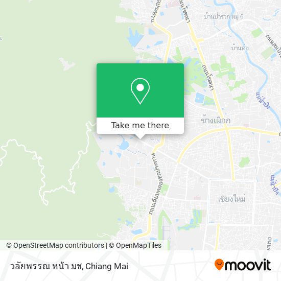 วลัยพรรณ หน้า มช map
