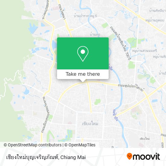 เชียงใหม่บุญเจริญภัณฑ์ map