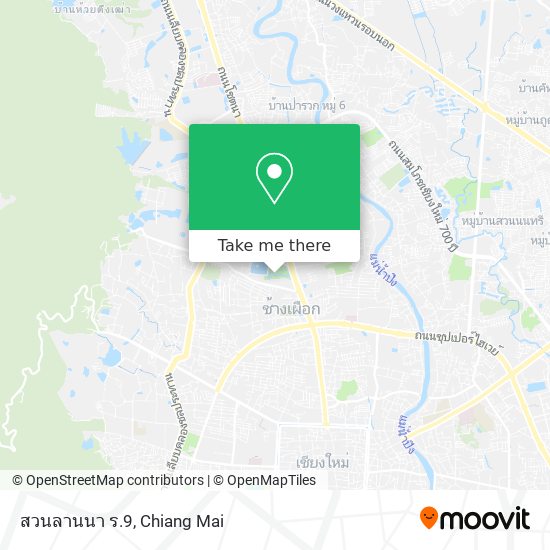 สวนลานนา ร.9 map