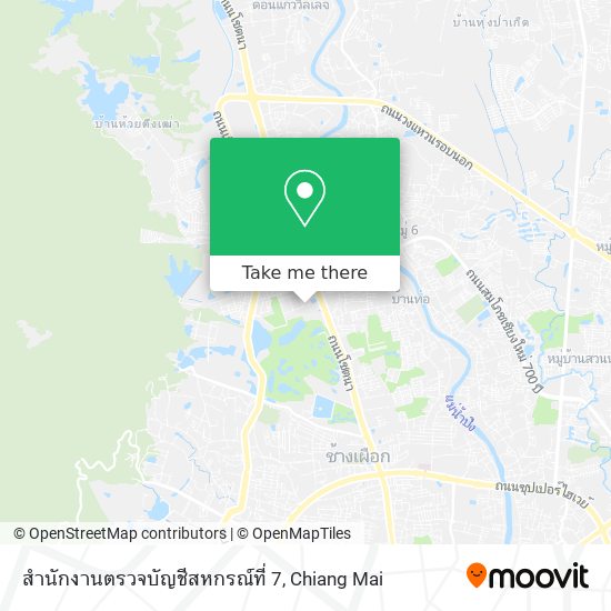 สำนักงานตรวจบัญชีสหกรณ์ที่ 7 map