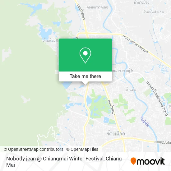 Nobody Jean @ Chiang Mai Winter Festival map