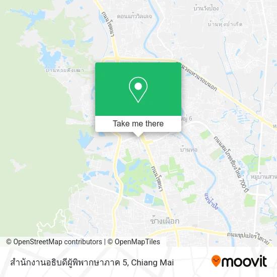สำนักงานอธิบดีผู้พิพากษาภาค 5 map