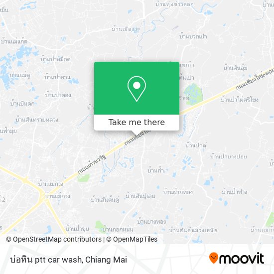 บ่อหิน ptt car wash map